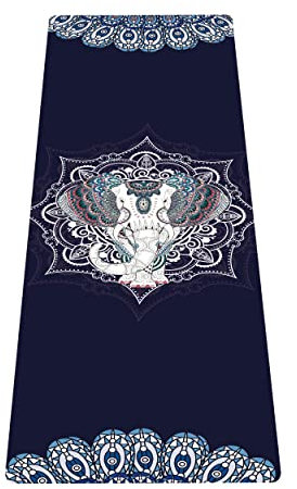 LaiEr Tragbare Reise-Yogamatte, faltbare, leichte Trainingsmatte – ideal für Yoga, Pilates, Bikram, Stretching, Training und Bewegung (183 cm x 61 cm x 1,5 mm)