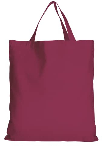 TEXXILLA 1er | 5er | 15er | 50er Pack Baumwolltasche - 28 Farben | mit zwei kurzen Henkeln | 38x42cm | Jutebeutel | Einkaufstasche | unbedruckt