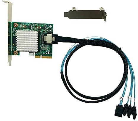 H1110 81Y4494 SAS-2 RAID Controller Card SATA 6Gbps HBA LSI 9211-4i P20 IT Mode for ZFS FreeNAS unRAID RAID Expander