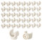 50pcs Clip de Tube PVC, 20mm PEX Tube U Crochet Clip Montage Plastique Tube Clip Collier de Fixation Tuyau Support Outil