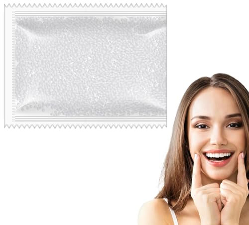 100g Temporary Tooth Repair Beads, Tooth Filling Material Replacement Thermal Adhesive Fitting Beads, Dental Denture Filler Repair Bead for Broken Chipped Tooth Fake Teeth Cosmetic Teeth Veneere