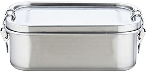 VDLLQYN, Fiambrera del metal del compartimiento de la fiambrera del acero inoxidable de las cajas de Bento, fiambrera ，Fiambreras(800ml)
