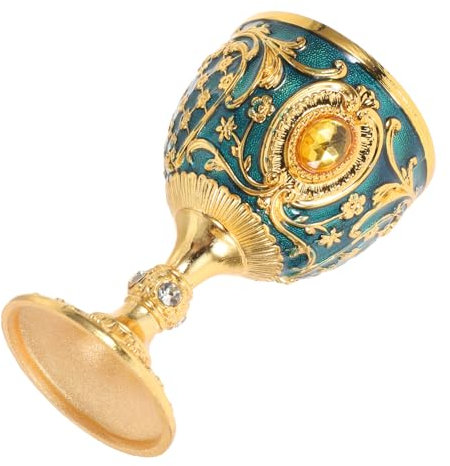 IMIKEYA Copa De Cáliz De Comunión Cuenco De Agua De Metal Decorativa Vintage Elegante