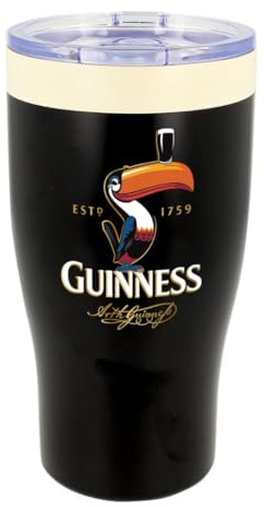 Guinness Toucan Reisebecher in Pint-Form, isoliert