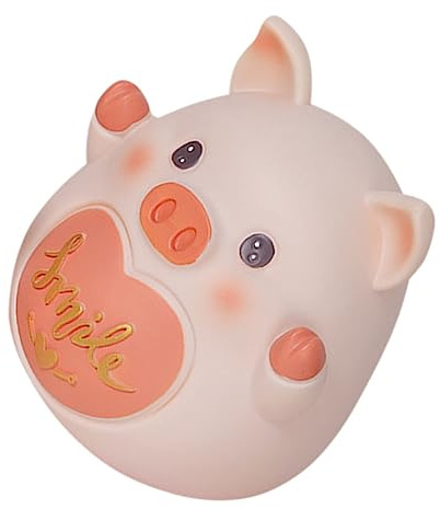 CIYODO Hucha Cerdito de Vinilo Alcancía Original Cumpleaños y Decoración Infantil Monedas con Adorable y Resistente Fiestas