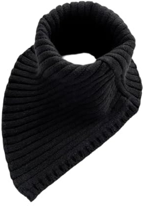 Whakano Gestrickt Rollkragen Damen,Einsatz Falscher Kragen & Krageneinsatz,Strick Loop Schal Halswärmer,Warm & Weich Turtleneck Abnehmbarer Fake Blusenkragen für Pullover Blusen
