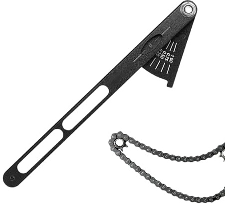 Chain Slack Measurement Tool,Chain Wear Measuring Device | Portable Accurate Measurement Aluminum Alloy for Road Bicycle Cycling Repair Motorcycle Maintenance