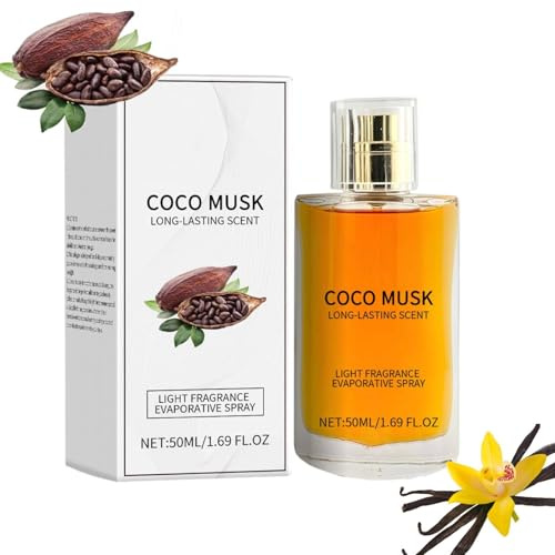 Alpha Parfum Pheromone pour Homme,Parfums Coco,ECDF parfum aux phéromones,Huile Parfumée Corps Parfums Cheveux,Parfum aux Phéromones Dorées,Fraîche et Durable Brume Cheveux Parfumée 50ml