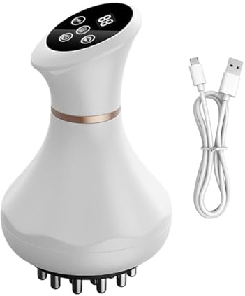 Máquina De Masajes Aparato de Masaje de Mano Inalámbrico con Calor | Aparato De Masaje Manual Para La Relajación Espalda, Cuello, Hombros, Brazos, Piernas Y Abdomen Para Hombres Y Mujeres