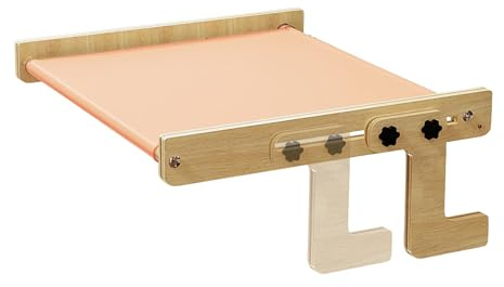 Cat Window Perch, Space-Saving Design, 43.5x39x16.5cm, Wooden Cat Bed, Kitten Windowsill Bed, Easy To Clean, For Living Room Bedroom Study Balcony