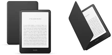 Amazon Kindle Paperwhite (2024 Release) | 16 GB | Sin publicidad + Funda |Material vegetal