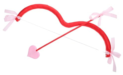 WEKADRIN Ensemble Flèche et Arc en Mousse de Cupidon Léger pour Costume de Saint-Valentin Accessoires Cosplay Fête Décoration Photo Réutilisable et Confortable Soirée Thème Romantique
