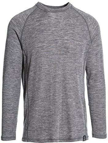 DLX Herren Wexler Basisschichten, Dark Grey Marl, XXL
