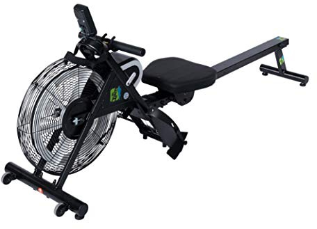 Fit4home Air Rowing Machine for Home Use Foldable with Roller Wheels, Compact Rower with Bluetooth, LCD Monitor & 110kg User Weight, Cardio Gym Workout | RM91100