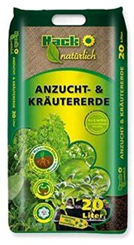 Hack Bio Aussaaterde Bio Anzuchterde Pikiererde Blumenerde Stecklingserde TORFFREI 20 Ltr.