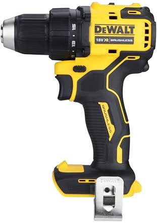 DEWALT DEWDCD708N DCD708N XR Brushless Combi Drill 18V Bare Unit, Black-Yellow