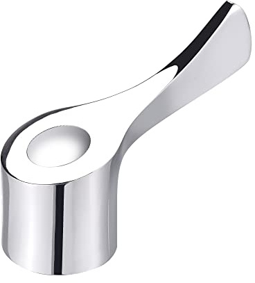 sourcing map Faucet Lever Handle, Alloy Single Lever Handle Replacement for 8.2mm Diameter with 20 Teeth Valve Core, 72 x 50 x 29mm