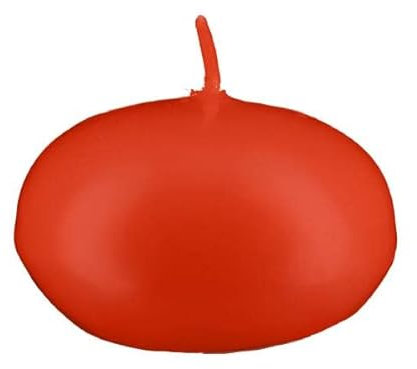 Kopschitz XXL Maxi Schwimmkerzen Hellrot Ø 80 x 55 mm, 8 Stück