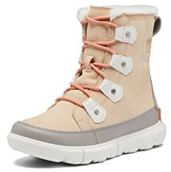 Sorel Explorer Joan Wp dam vinterstövlar, Nova Sand Sea Salt Explorer 2 Joan Faux Fur, 38 EU
