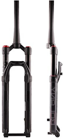 LHHL Federgabel Für 27.5/29 Zoll Mountainbike Luftgabel Fahrrad Steckachse 15×110 Mm Federweg 100 Mm Rebound Adjust Manueller/Fernbedienung Lockout 28,6 Mm Konisches Rohr