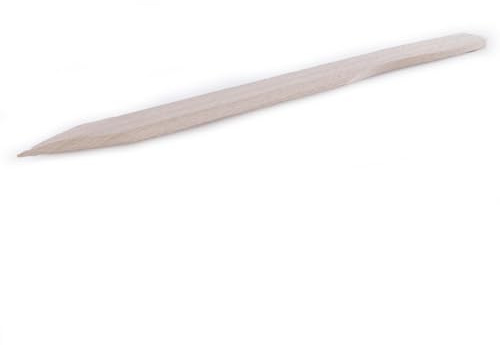 WooDeeDoo Wooden Letter Opener | 1 Pc. | Plain Natural Birchwood Paper Knife | | L 21.5 cm (8.46) |Split File Bookmark Stationery Accessories Cutting Envelopes