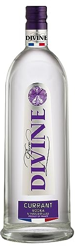 Pure Divine - Schwarze Johannisbeere Vodka, Aromatisierter Wodka aus den Nordvogesen, Frankreich - 37.5 Prozent Vol (1 x 1 l)