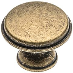 BRESKO 1-20 Stk Möbelknauf Knopf Möbelknöpfe Möbelgriffe Knauf Schrank Schrankknopf Schubladenknopf Schubladen Cento (10, Altmessing)
