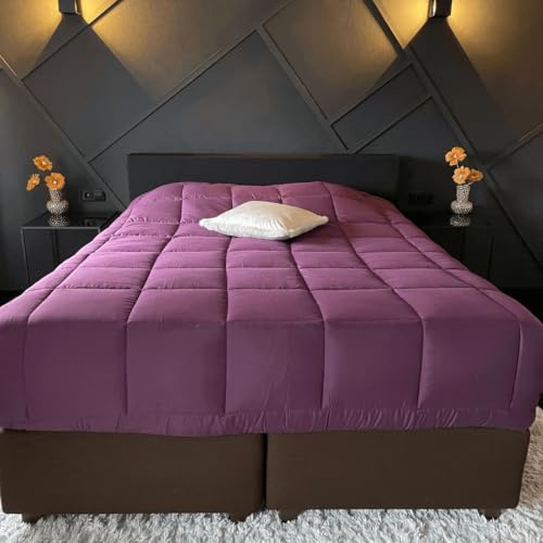 Zelesta Easybed Light Bettdecke 240x220 4 Jahreszeiten - Bettwäsche winterdecke und Sommer-Bettdecke Duvet - Waschbare bettdecke ohne Bezug - Anti-Allergene Steppdecke - Bettwäsche mit Muster