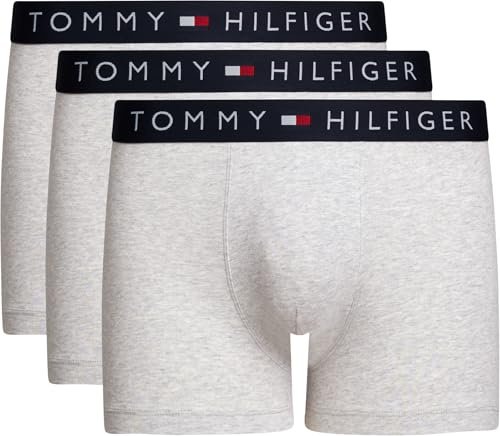 Tommy Hilfiger Pack de 3 Calzoncillos Bóxer para Hombre Algodón Elástico