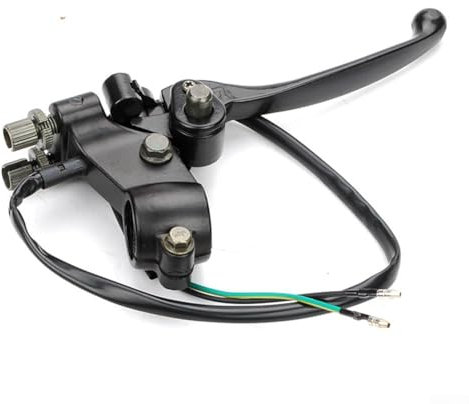 FUBESK Levier de frein en métal pour VTT/quad – Conçu pour guidon de 22 mm – Double traction avant – Améliore l'efficacité du freinage et la maniabilité