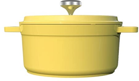 QXSJEDYCH ， Pentola for zuppa Pentola Smaltata in Ceramica Bianca Padella for Uso Domestico Casseruola Pentola for zuppa Pentola lenta Pentola Antiaderente Pentola Calda Pentola for stufato Padelle
