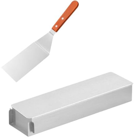 Fenteer Molde para Hacer Pasteles Rectangulares, Molde para Tiramisú, Mousse, Resistente, para Hornear, Tartas, Pastelería, Herramienta para Hornear DIY, Mold, Tapa Larga de Acero