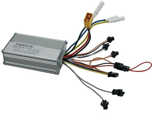 SPTOZYG Piezas de Scooters J&P Jipin-Controlador de 52V 25A para Patinete eléctrico, batería de Litio, Controlador de Motor sin escobillas CC, Accesorios Larga Vida útil