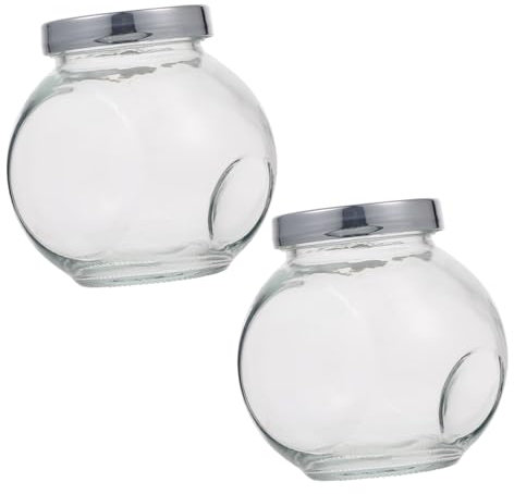 Alipis 2pcs Multi-functional Can Storage Jars Lids Jars Containers Lids Sealed Storage Food Container Kitchen Food Holders