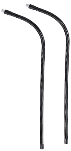 Awclub 400mm Flexible Gooseneck Tubing, 3/8-16 Female to Male Thread Universal Arm Gooseneck Extension Holder for Microphone, Tripod Phone, Camera, LED Video Lights 2 Pack