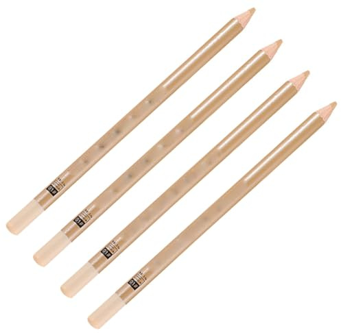 iplusmile Crayons Correcteurs de Taches 4pcs en Bois Blanc pour Femmes, Couvrant Cicatrices et Ombres les Yeux, Facile à Maquiller, pour Voyage et Déplacements Plusieurs styles