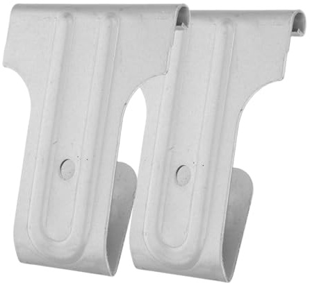 Mipcase 2pezzi Sicuro Gancio Porta Per Tapparelle Chiusura Meccanica Antifurto Spessa Per Porte Scorrevoli Interno Esterno Serratura Resistente Per Casa e Negozio