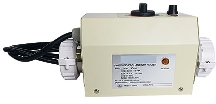 Termostato de calentador agua eléctrico 3KW for bañera piscina, baño SPA for hidromasaje masaje(Imperial 48mm)