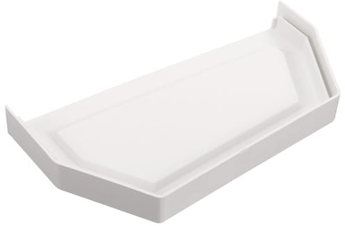 FONDOTIN Tappo Terminale per Grondaia in PVC 200Mm Copertura Bifacciale per Pluviali Accessorio Antidebris per Installazione Interna Parte per Sistemi di Drenaggio Pluviale