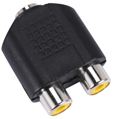 Butyge Butyge (R) 3,5 mm jack till cinch-emale Phono-adapter anslutningsstycke