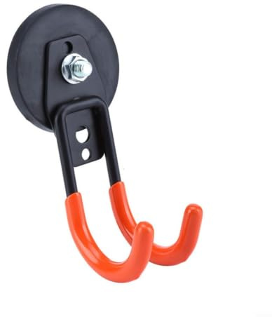 Kivivaka Crochet magnétique solide en métal pour écouteurs et manettes de jeu, support mural pour écouteurs, solution de rangement noire pour (noir 43 mm)