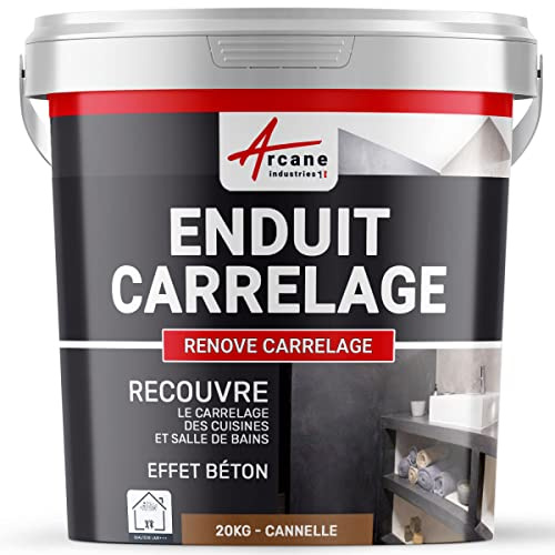 Fliesenputz für Wände und Böden für Badezimmer und Küche - RENOV FLIESEN Zimt - 20 kg (13 m²)