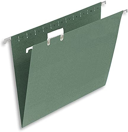 Summit Foolscap, cartelline sospese per schedario, confezione da 50, colore: verde