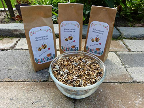 Blumensamen Bienenfreude Wildblumenmischung ohne Gräser Saatgut Insekten Bienen bunte Seedbombs Samen 100-500 m² zur Auswahl ein- und mehrjährig (für 500qm)