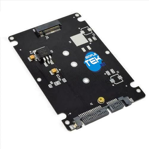 SIMPLETEK - Adattatore interno SSD M.2 SATA NGFF a formato 2,5 SATA per notebook e desktop con viti incluse