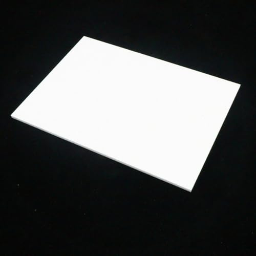 AtHaus® Acrylique blanc opale 5 mm | Découpe CNC sur mesure | Effet verre dépoli | Transmission lumineuse 30% & résistant aux UV | Pour meubles & décoration: 1100 x 500 mm