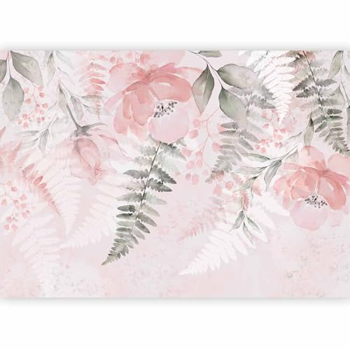 murando - Carta da Parati Moderna per Camera da Letto, Fiore, 400x280 cm | Fotomurali in TNT, Decorazione da Muro XXL, Carte da Parati Moderne, Produzione Europea