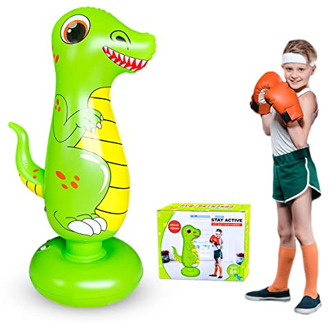 Inflatable Punching Bag for Kids - Boxing Bag for Karate Practice & Stress Relief