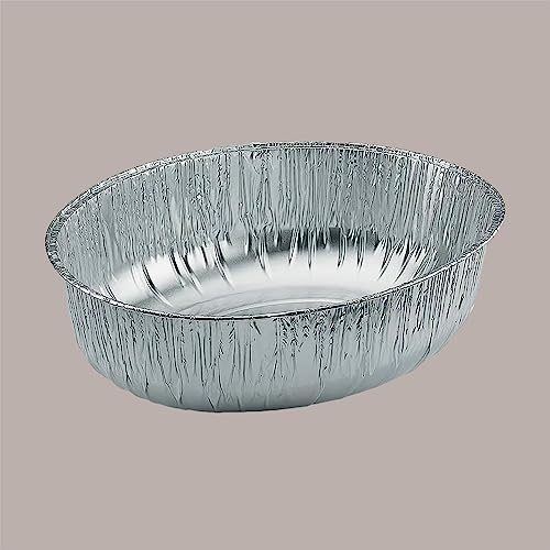 Lucgel Contenitore Alluminio per Pollo Ovale Monouso 273x225H76mm - 50 pezzi -