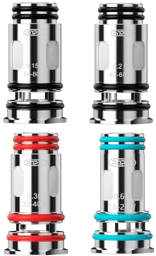 Resistencia Voopoo PNP X Mesh - 5pcs Bobina Coil Original VOOPOO Drag X2 DRAG S2 / compatibles con nuevos PNP X DTL MTL Pod/PNP-X DTL MTL Tank Pod Cartridge - Sin Tabaco Sin Nicotina (0,20 Ohms)
